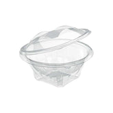 Plastic Clear Salad Bowl 16oz Hinged